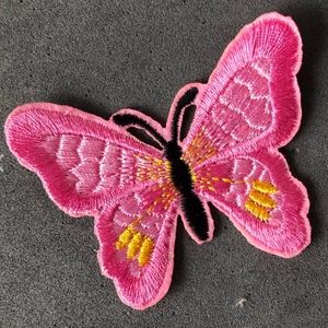 Lot of 12 Iron On Butterfly Patches